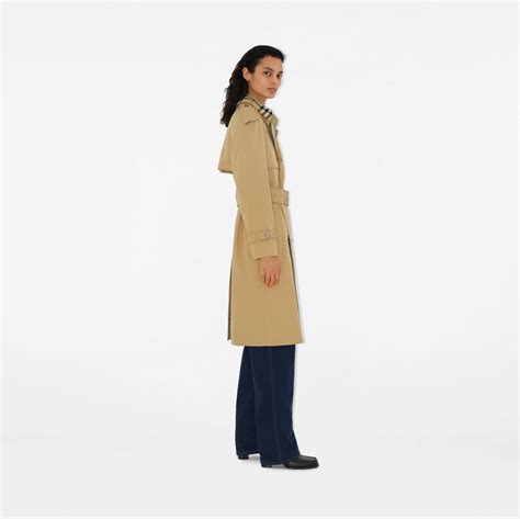 burberry sheer foundation trench 3|Long Detachable Collar Gabardine Trench Coat in Flax .